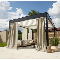 Neutex for you Vorhang nach Maß "Outdoorvorhang SOLERO" Stangendurchzug 1 Stk. tlg. Uni Outdoorvorhang mit leichter Struktur von Neutex For You!
