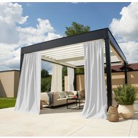 Neutex for you Vorhang nach Maß "Outdoorvorhang SOLERO" Stangendurchzug 1 Stk. tlg. Uni Outdoorvorhang mit leichter Struktur von Neutex For You!