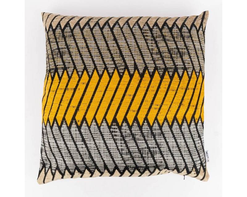 Neutex for you! Dekokissen Kissenhülle LASSE grafisches Jacquard-Muster versch. Farben 48x48cm von Neutex for you!