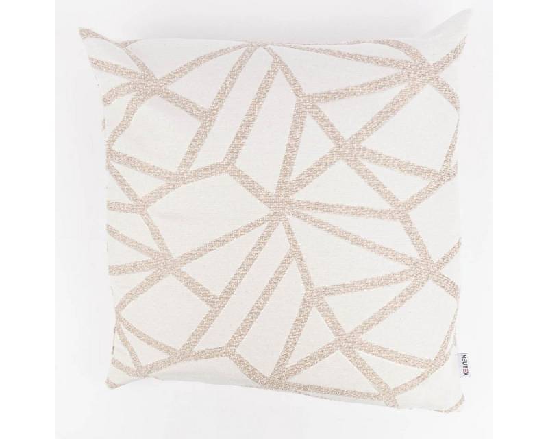 Neutex for you! Dekokissen Kissenhülle NET-ECO grafisches Jacquard-Muster versch. Farben 48x48cm von Neutex for you!
