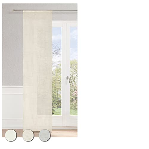 Neutex for you! NICO Schiebevorhang, Gardine, Vorhang, Halbtransparent, 245 x 60 cm, leinen von Neutex for you!