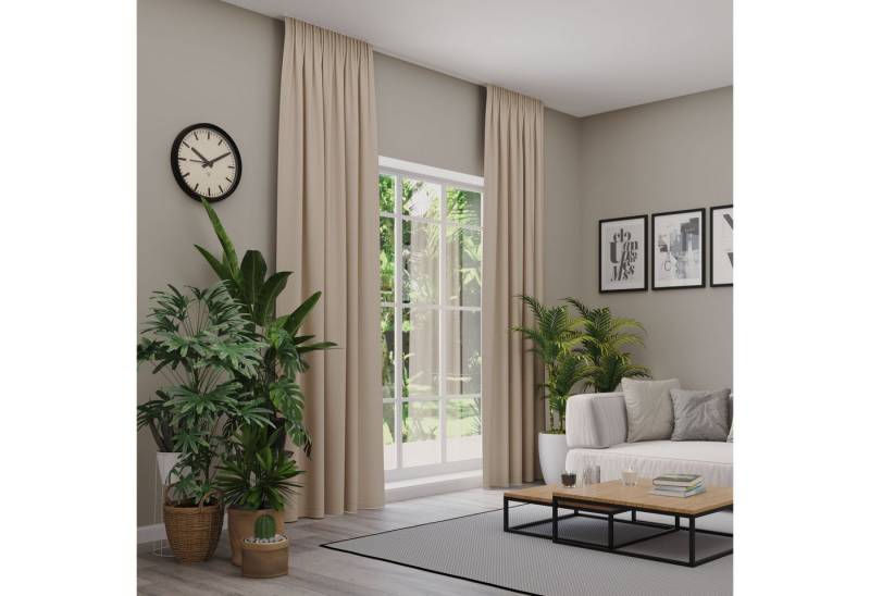 Neutex for you! Verdunkelungsvorhang INSULA (1 St), Multifunktionsband, abdunkelnd, Uni-Dimout für starke Verdunklung, nach Maß von Neutex for you!