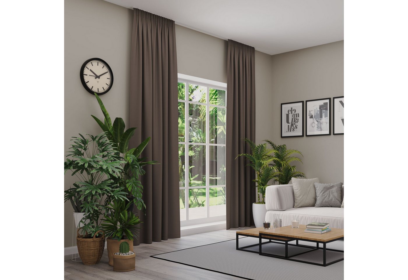 Neutex for you! Verdunkelungsvorhang INSULA (1 St), Multifunktionsband, abdunkelnd, Uni-Dimout für starke Verdunklung, nach Maß von Neutex for you!