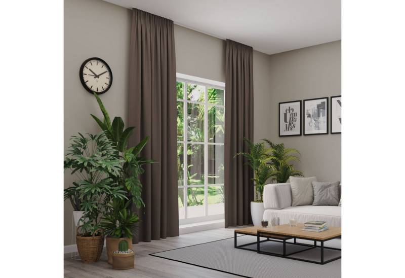 Neutex for you! Verdunkelungsvorhang INSULA (1 St), Multifunktionsband, abdunkelnd, Uni-Dimout für starke Verdunklung, nach Maß von Neutex for you!