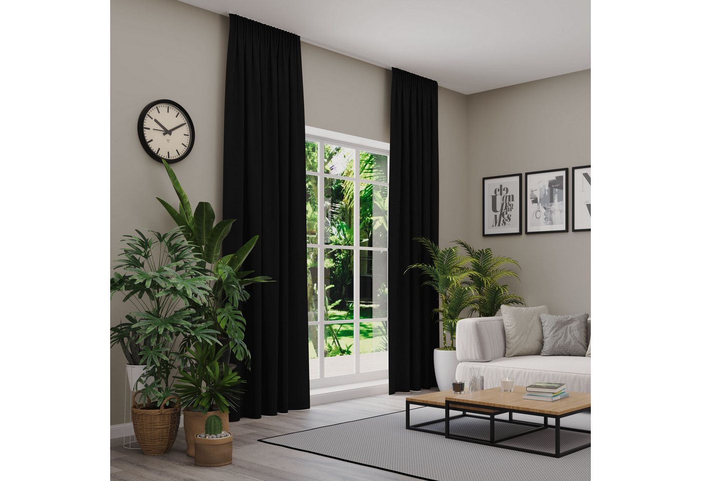 Neutex for you! Verdunkelungsvorhang INSULA (1 St), Multifunktionsband, abdunkelnd, Uni-Dimout für starke Verdunklung, nach Maß von Neutex for you!