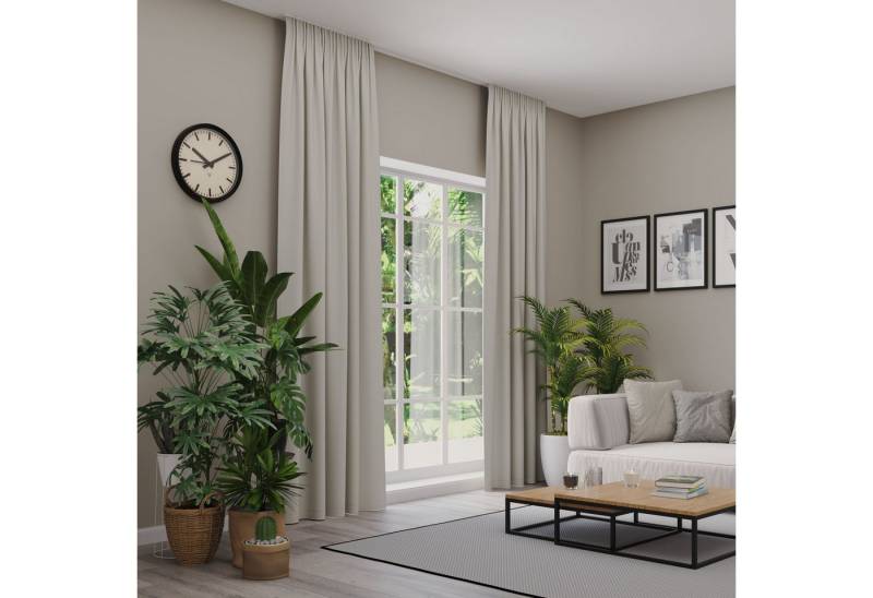 Neutex for you! Verdunkelungsvorhang INSULA (1 St), Multifunktionsband, abdunkelnd, Uni-Dimout für starke Verdunklung, nach Maß von Neutex for you!