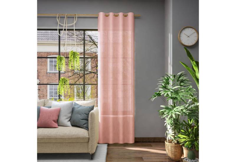 Neutex for you! Vorhang Libre-ECO, Ösen (1 St), halbtransparent, Jacquard von Neutex for you!