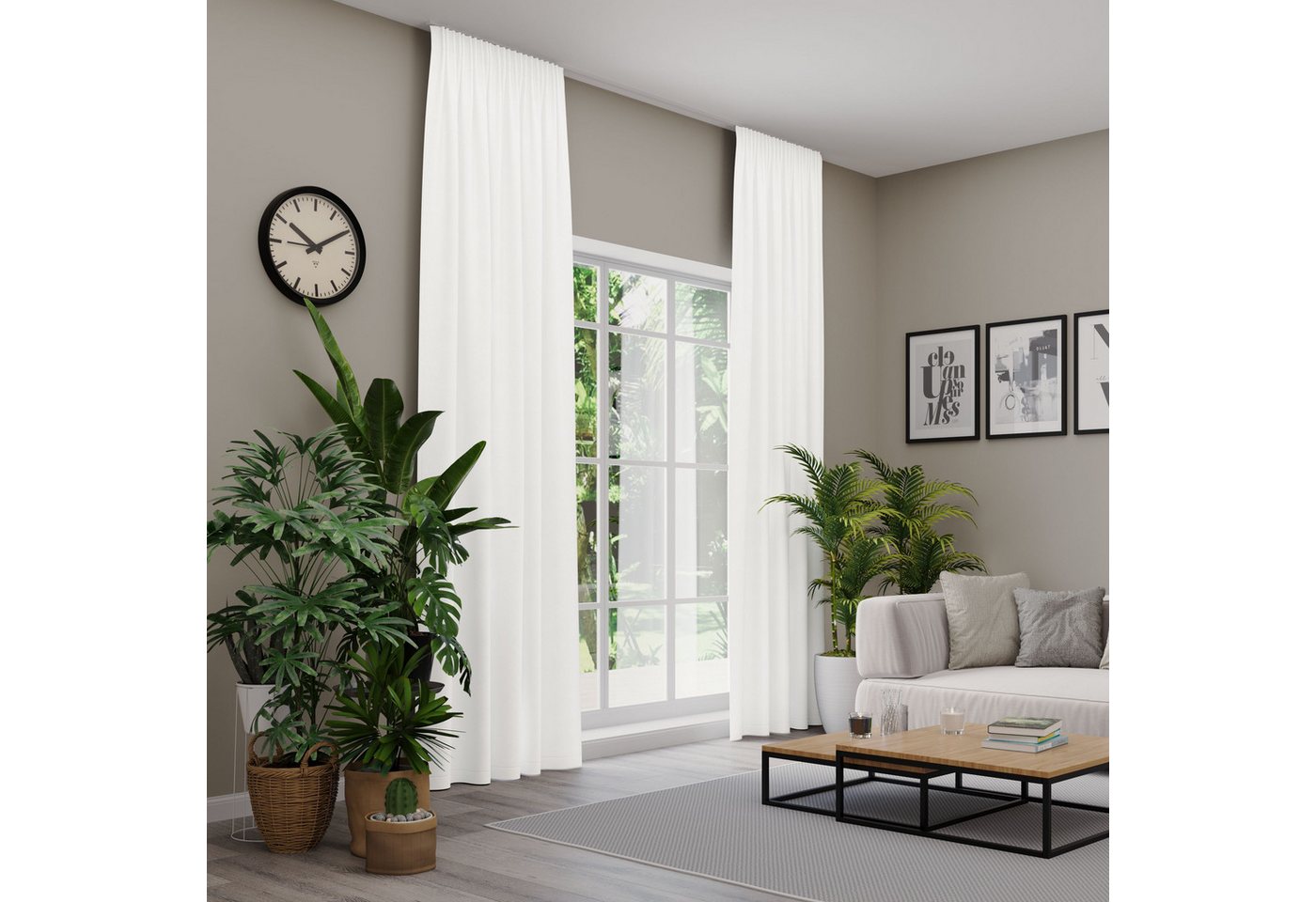 Neutex for you! Vorhang nach Maß VELVETDREAM (1 St), Multifunktionsband, verdunkelnd, Jacquard, Uni Blackout mit samtiger Oberfläche von Neutex for you!