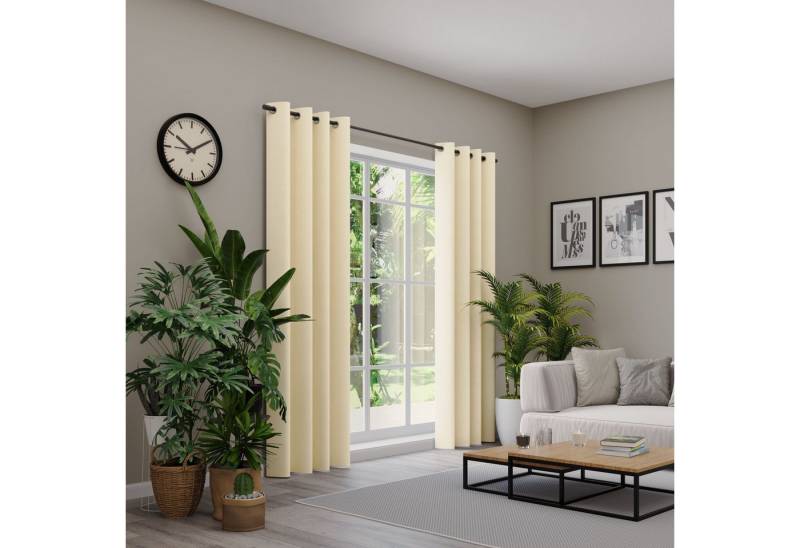 Neutex for you! Vorhang nach Maß VELVETDREAM (1 St), Ösen, verdunkelnd, Jacquard, Uni Blackout mit samtiger Oberfläche von Neutex for you!