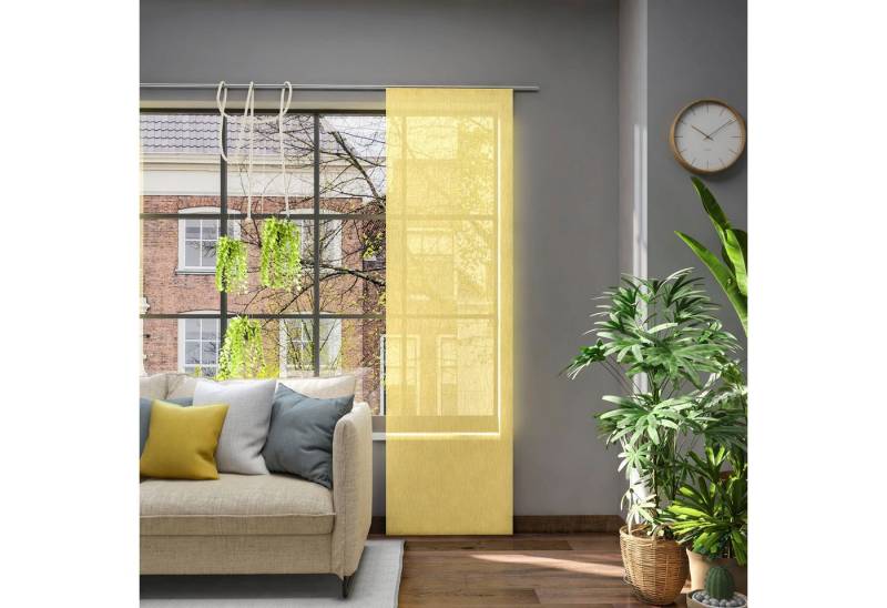 Neutex for you! Schiebegardine Libre-ECO, Paneelwagen (1 St), halbtransparent, Jacquard, nach Maß von Neutex for you!