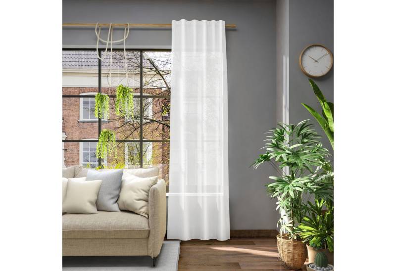 Neutex for you! Vorhang Libre-ECO (1 St), Multifunktionsband, halbtransparent, Jacquard, nach Maß von Neutex for you!