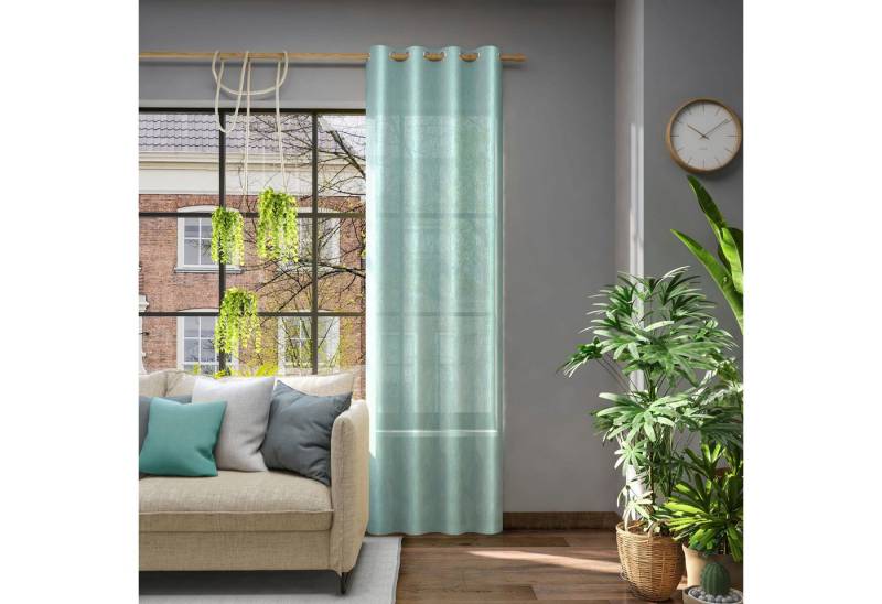 Neutex for you! Vorhang Libre-ECO, Ösen (1 St), halbtransparent, Jacquard, Breite 142 cm, nach Maß von Neutex for you!