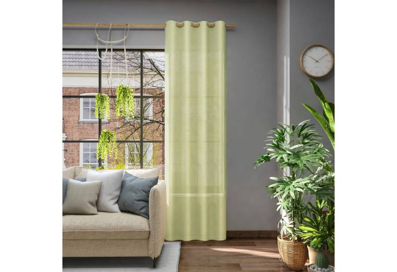 Neutex for you! Vorhang Libre-ECO, Ösen (1 St), halbtransparent, Jacquard, Breite 142 cm, nach Maß von Neutex for you!