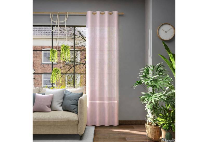 Neutex for you! Vorhang Libre-ECO, Ösen (1 St), halbtransparent, Jacquard, Breite 142 cm, nach Maß von Neutex for you!