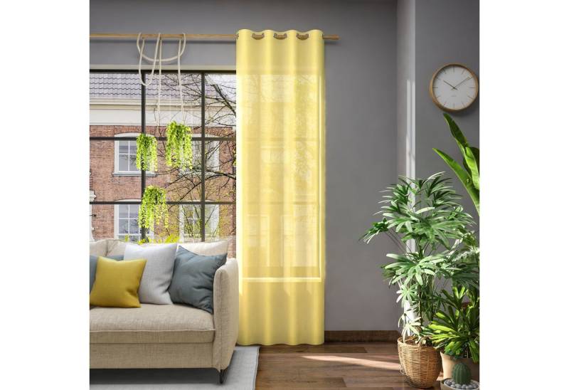 Neutex for you! Vorhang Libre-ECO, Ösen (1 St), halbtransparent, Jacquard von Neutex for you!