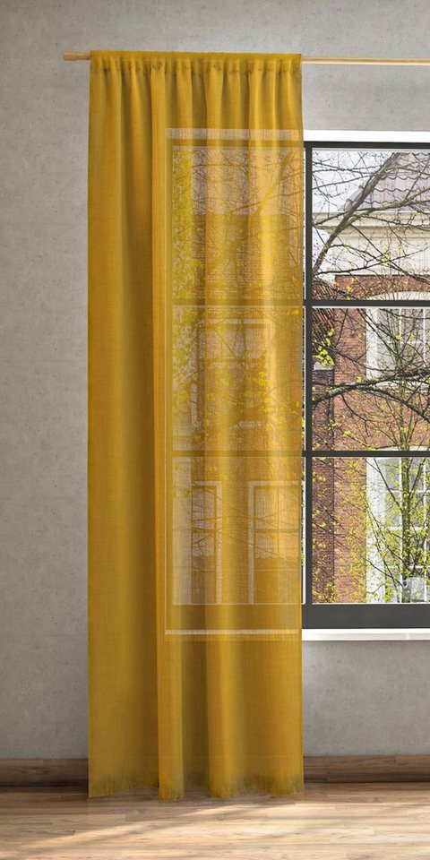 Neutex for you! Vorhang Mara-ECO, Stangendurchzug (1 St), blickdicht, Jacquard von Neutex for you!