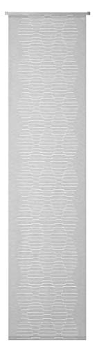 Neutex Schiebevorhang grau Senso Flächenvorhang mit Zubehör 245x60 cm tranparent graphisch von Neutex