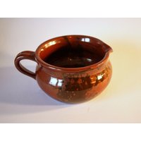 Keramik Bauchiges Niedriges Krügchen Rotbraun Zierkrug Krug Übertopf Für Pflanzen Keramik Bauchiges Niedriges Krügchen Rotbraun Zierkrug Krug Übertopf Für Pflanzen von NeutonKeramik