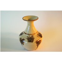 Vase Blumenvase Aus Keramik Mit Stempeldekor Und Verlauftechnik Vase Blumenvase Aus Keramik Mit Stempeldekor Und Verlauftechnik von NeutonKeramik