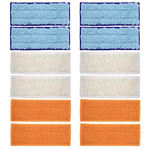 Neutop 12 waschbare Wischtücher Kit für iRobot Braava Jet 200 Serie 240 241 245 250 mit 4 Wet 4 Dry 4 Damp. von neutop