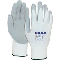 Neutral - 12 Paar Handschuh Oxxa X-Nitrile- Foam, Gr. 8, weiß/grau von Neutral