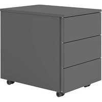 BaseLite Rollcontainer grafit 3 Auszüge 39,5 x 54,8 x 51,0 cm von BaseLite