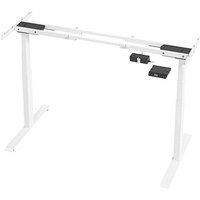 Base Lite elektrisch höhenverstellbares Schreibtischgestell weiß ohne Tischplatte, T-Fuß-Gestell weiß 106,5 - 176,5 x 50,0/74,0 cm von Neutral