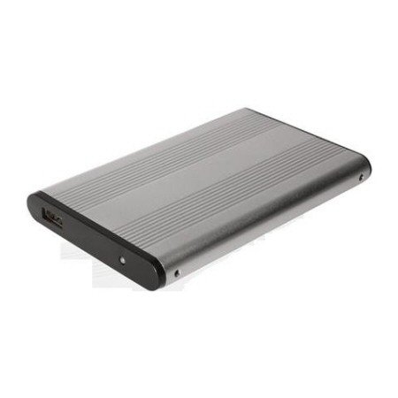 Externes Festplattengehuse 2.5 USB Aluminium SATA Aluline Silber von Neutral