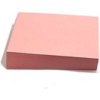 Karteikarten DIN A5 rosa blanko, 100 St. Karteikarten DIN A5 rosa blanko, 100 St. von Neutral