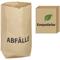 Müllbeutel Wbv Papiersäcke br.120l  100St 120,0 l braun von Neutral