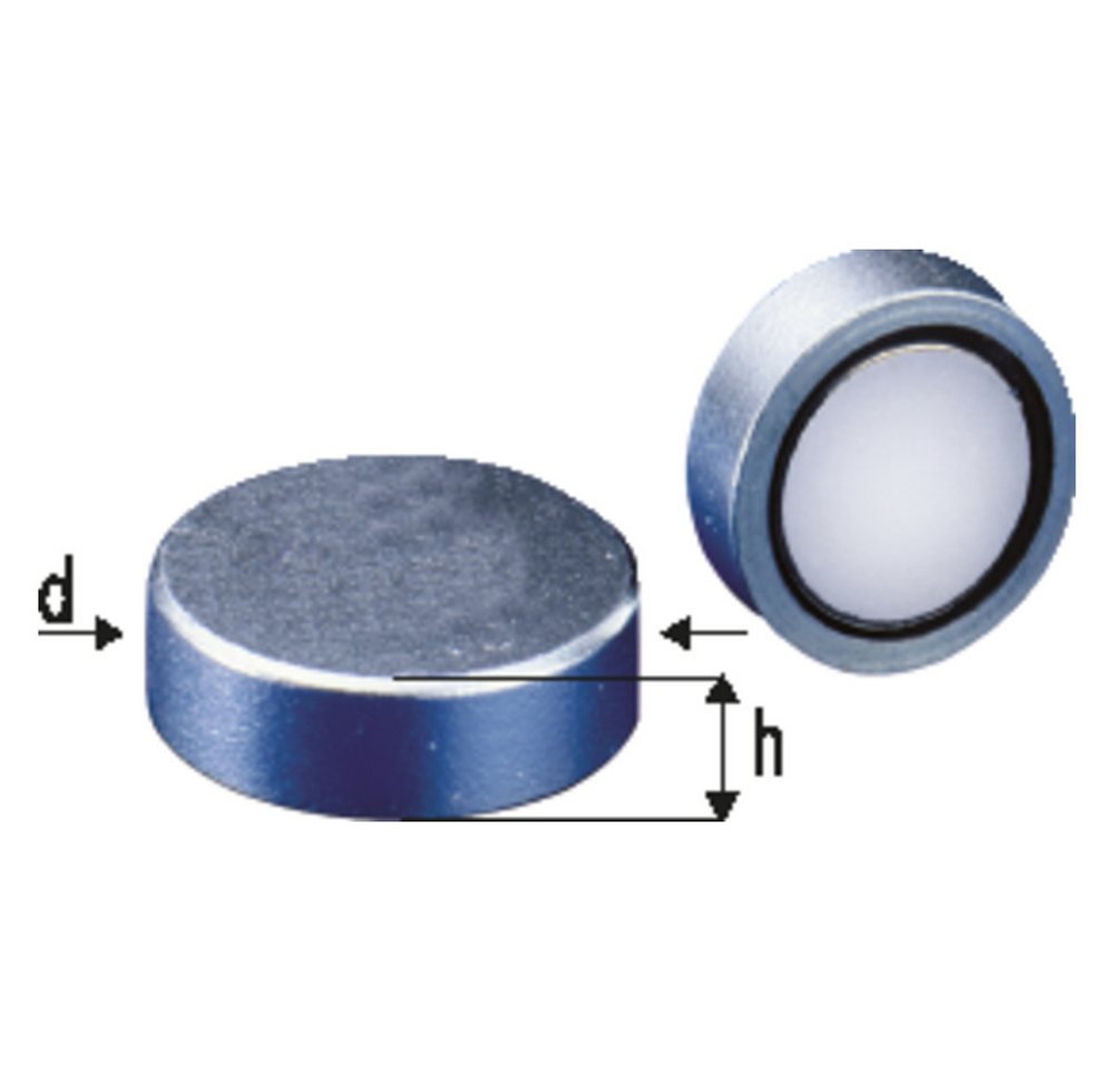 Neutral Greifzange NdFeB-Flachgreifer Magnet ohne Gewinde 13 x 4,5 mm von Neutral