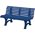 Parkbank Helgoland 3 Sitze blau 1500 mm von Neutral