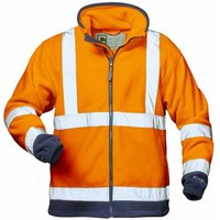 Elysee - benedikt Warnschutz-Fleecejacke ®, en 471/3, en 340, Orange, Gr.XXL von Elysee