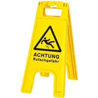 Warnaufsteller Warnschild Neutral 28 cm x 58 cm Achtung Rutschgefahr von Neutral