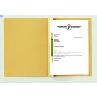 Schnellhefter DIN A4 Recycling-Karton chamois von Neutral