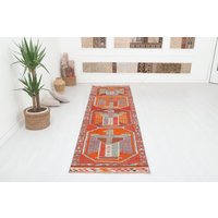Vintage Oushak Teppichläufer 80x400 Aus Wolle & Baumwolle Im Flur von NeutralRugs