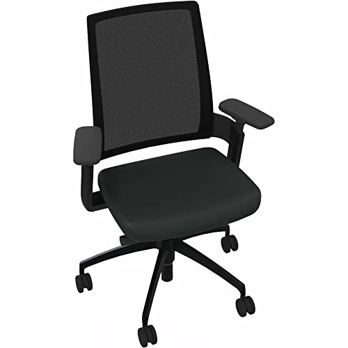 Drehstuhl schwarz Armlehnen Sitz Xtreme sw Rücken Netz sw von Neutralware