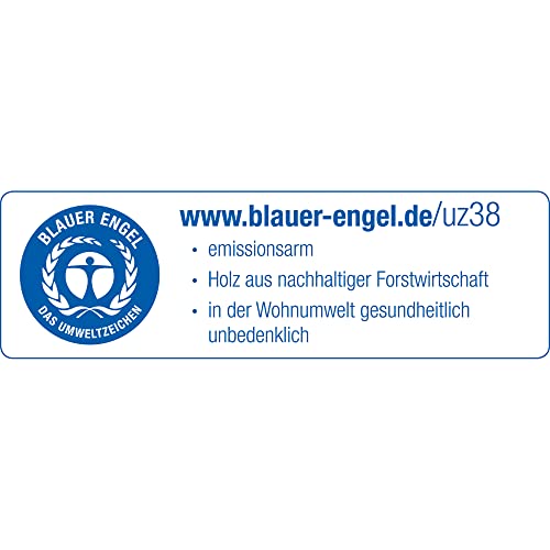 Sitz-/Stehtisch Kufe Doppels. Quad. B2000xT800xH645-1275 an/Eiche Nat Sitz-/Stehtisch Kufe Doppels. Quad. B2000xT800xH645-1275 an/Eiche Nat von Neutralware