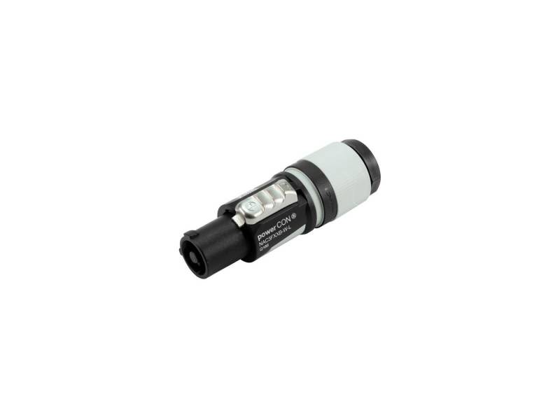 Neutrik Kabelverbinder-Sortiment NEUTRIK PowerCon Kabelstecker gr/sw NAC3FXXB-W-L von Neutrik