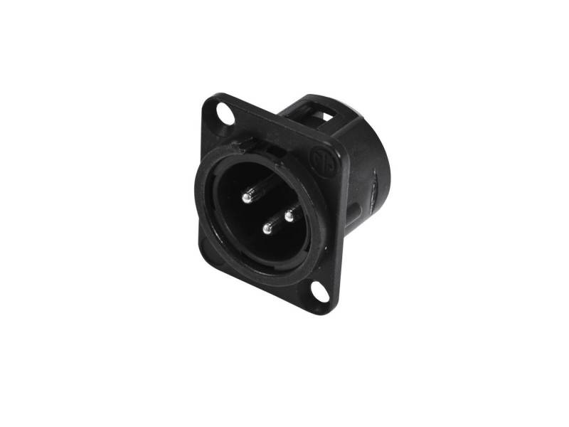 Neutrik Kabelverbinder-Sortiment NEUTRIK XLR Einbaustecker 3pol NC3MDL-1-BAG von Neutrik