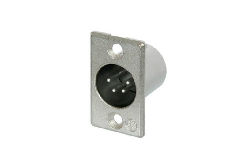 Neutrik Lautsprecherstecker, (NC4MP Chassisstecker Einbaubuchse Hochwertige Verbindung für Audio- und Videogeräte, Stecker & Adapter, Einbaubuchsen), NC4MP Chassisstecker - Einbaubuchse von Neutrik