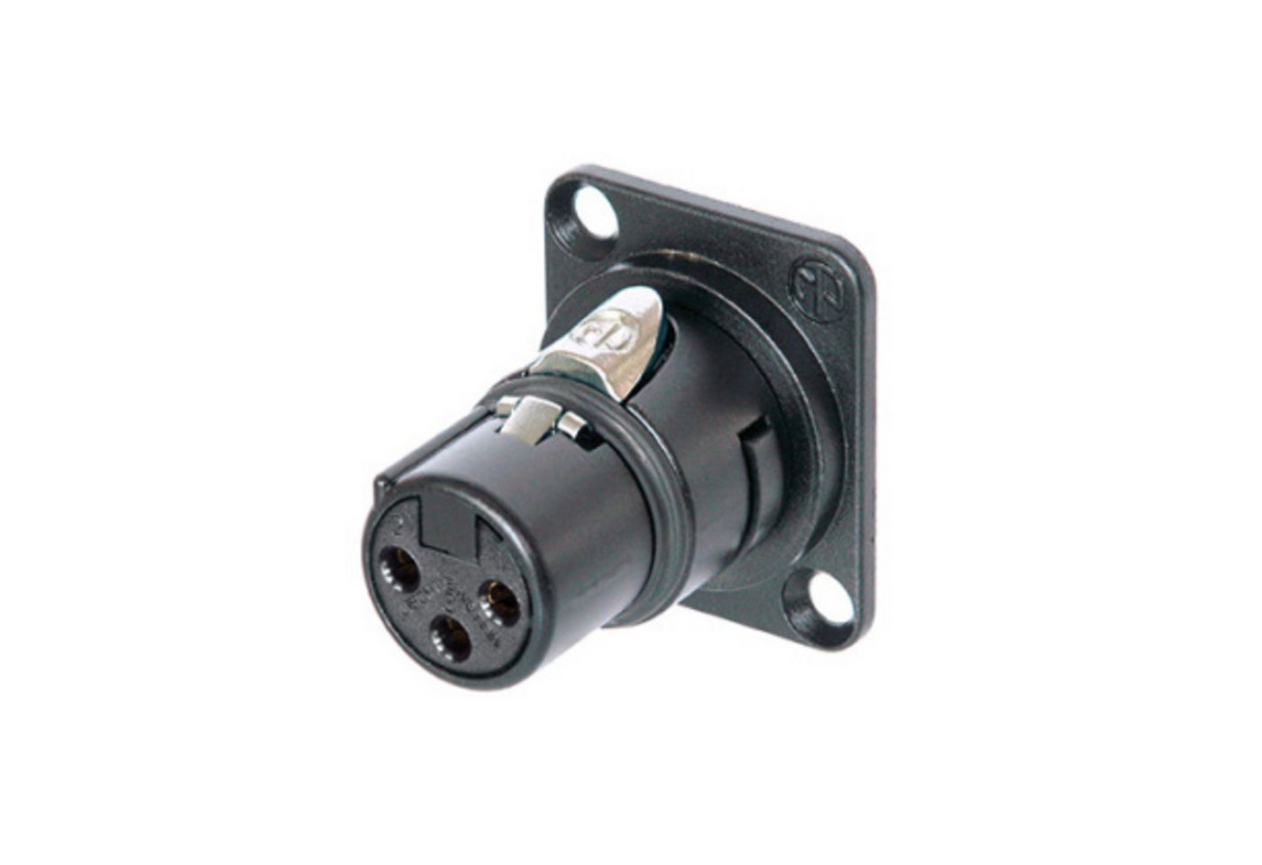 Neutrik Lautsprecherstecker, (NM3FD-B XLR-Buchsen-Modul Kabelstecker geeignet für Audio- und Musikgeräte, Stecker & Adapter, Einbaubuchsen), NM3FD-B XLR-Buchsen-Modul - Einbaubuchse von Neutrik