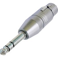 NA3FP XLR-Adapter XLR-Buchse - Klinkenstecker 6.35 mm Stereo 1 St. - Neutrik von Neutrik