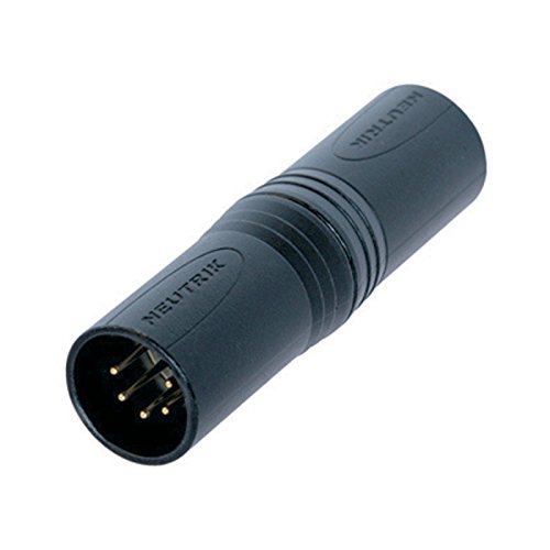 Neutrik NA5MM-B Adapter 5-pol XLR male,schwarz von Neutrik