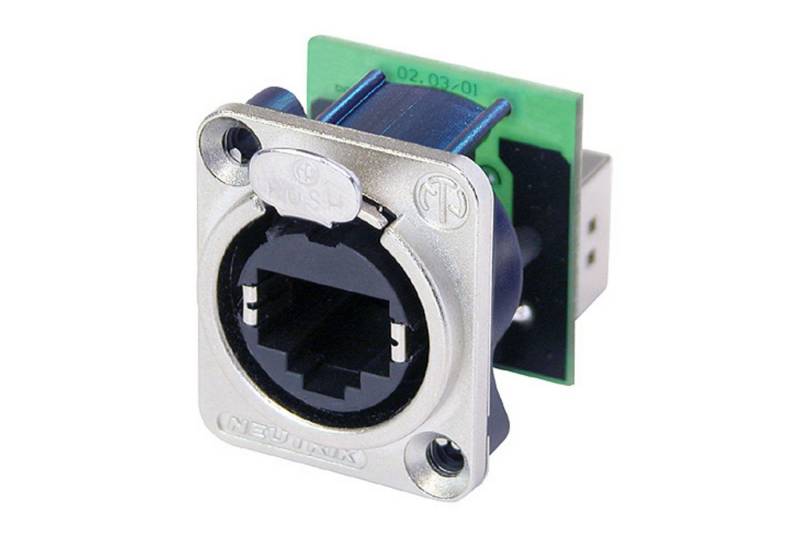 Neutrik Netzwerkstecker, (NE8FDP RJ45 Einbaubuchse Hochwertige Verbindung Geeignet für Netzwerkinstallationen, Stecker & Adapter, Datenstecker und -Buchsen), NE8FDP RJ45 Einbaubuchse - Datenstecker und -Buchsen von Neutrik