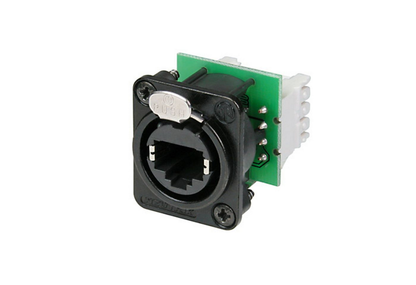 Neutrik Netzwerkstecker, (NE8FDV-Y110-B RJ45 Chassisbuchse Einbaubuchse geeignet für Netzwerk- und Datenkabelverbindungen, Stecker & Adapter, Datenstecker und -Buchsen), NE8FDV-Y110-B RJ45 Chassisbuchse - Datenstecker und -Buchsen von Neutrik