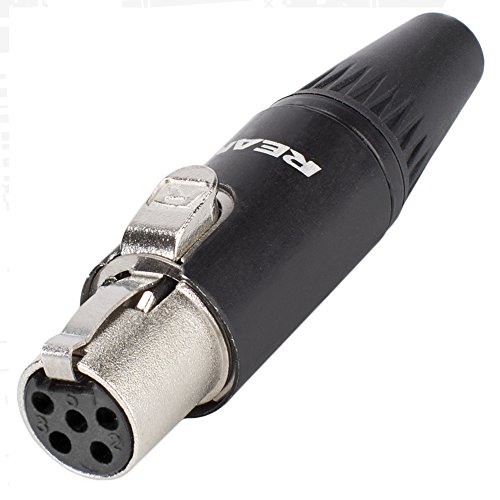 REAN Mini-XLR Stecker 5-pol weiblich By Neutrik Tiny XLR Female - RT5FC-B REAN Mini-XLR Stecker 5-pol weiblich By Neutrik Tiny XLR Female - RT5FC-B von REAN