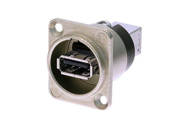 Neutrik USB-Konfektionsstecker, (NAUSB-W USB Einbauträger Stecker kompatibel mit diversen Geräten, Stecker & Adapter, Steck-Adapter), NAUSB-W USB Einbauträger - Steckadapter von Neutrik