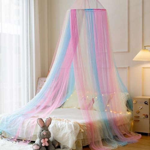 Neuytiky Betthimmel Premium - Moskitonetz Bett mit Baldachin Kinderzimmer Design, Himmelbett Vorhänge für Hausbett & Reise - 200x150x150cm von Neuytiky