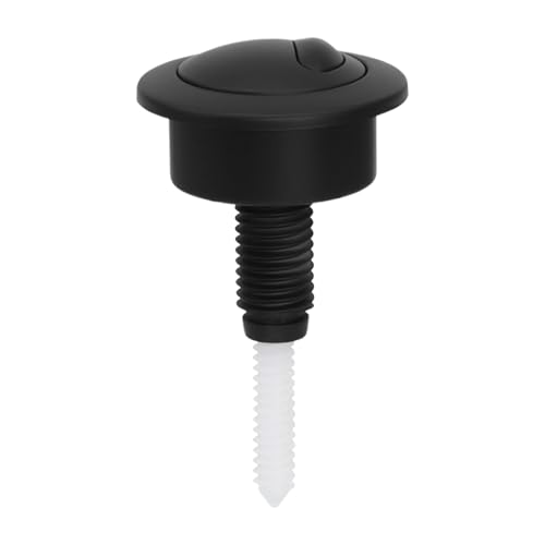 Druckknopftoilette - Flush -Ersatz -Kit, Duals Funktionsfunktion, hochwertiger Flush -Abdeckung | Einfache Installation von Badezimmerzubehör, Toilettenknopf Austausch für Standard -Tank -Toiletten von NevPuose